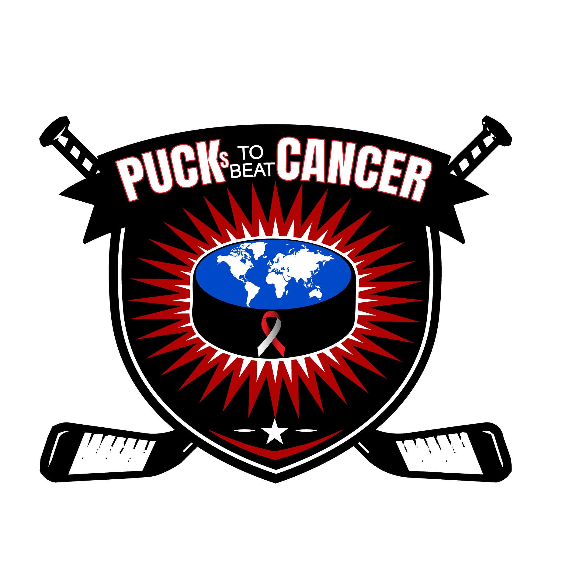 Pucks To Beat Cancer logo
