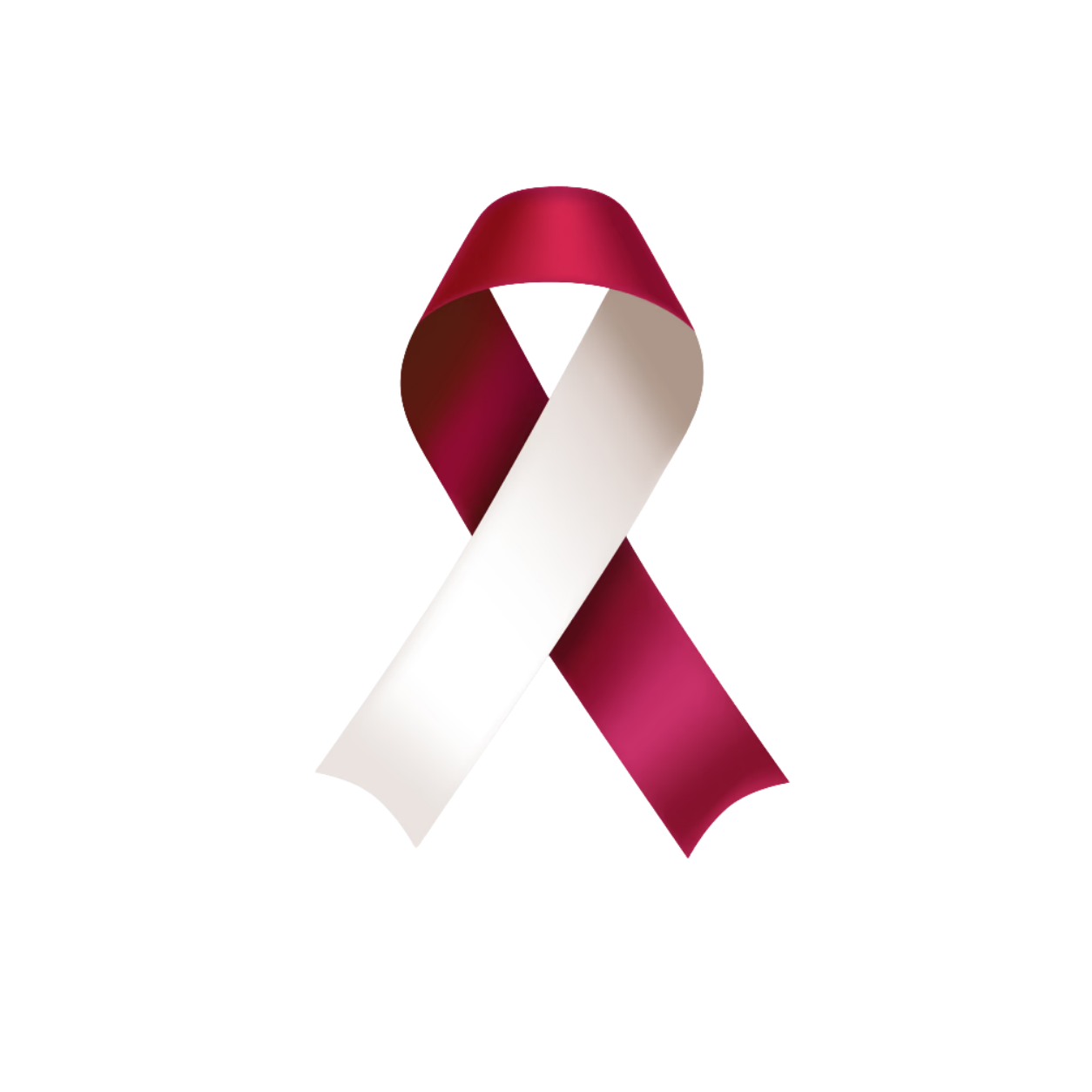 Brain cancer awareness ribbon